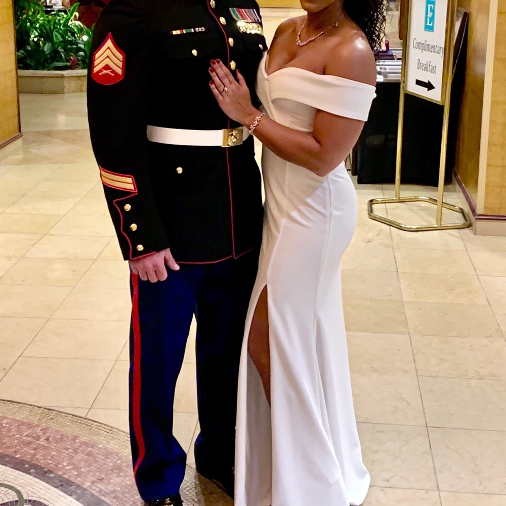 White Formal Gown or Prom Dress